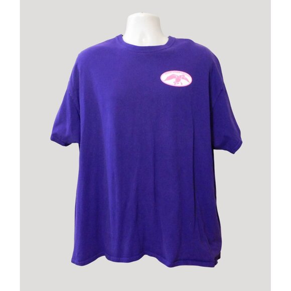 Duck Commander Tee 2XL Purple Faith Family Ducks Tee Ultra Cotton Gildan - Picture 4 of 7